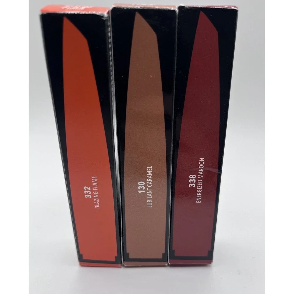 MAKE UP FOR EVER Rouge Artist Shine On Lip Color 0.10 oz 3 Pack New In Box
